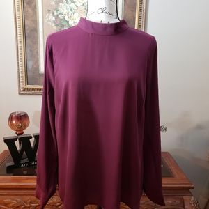 The Limited back tie blouse